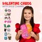 4E's Novelty 48 Pcs Classroom Valentines Cards with 96 Shoe Charms, Valentines Gifts for Kids School Valentines Classroom Exchange and Party Favors, Fun shoe charms Valentine Cards Theme Designs